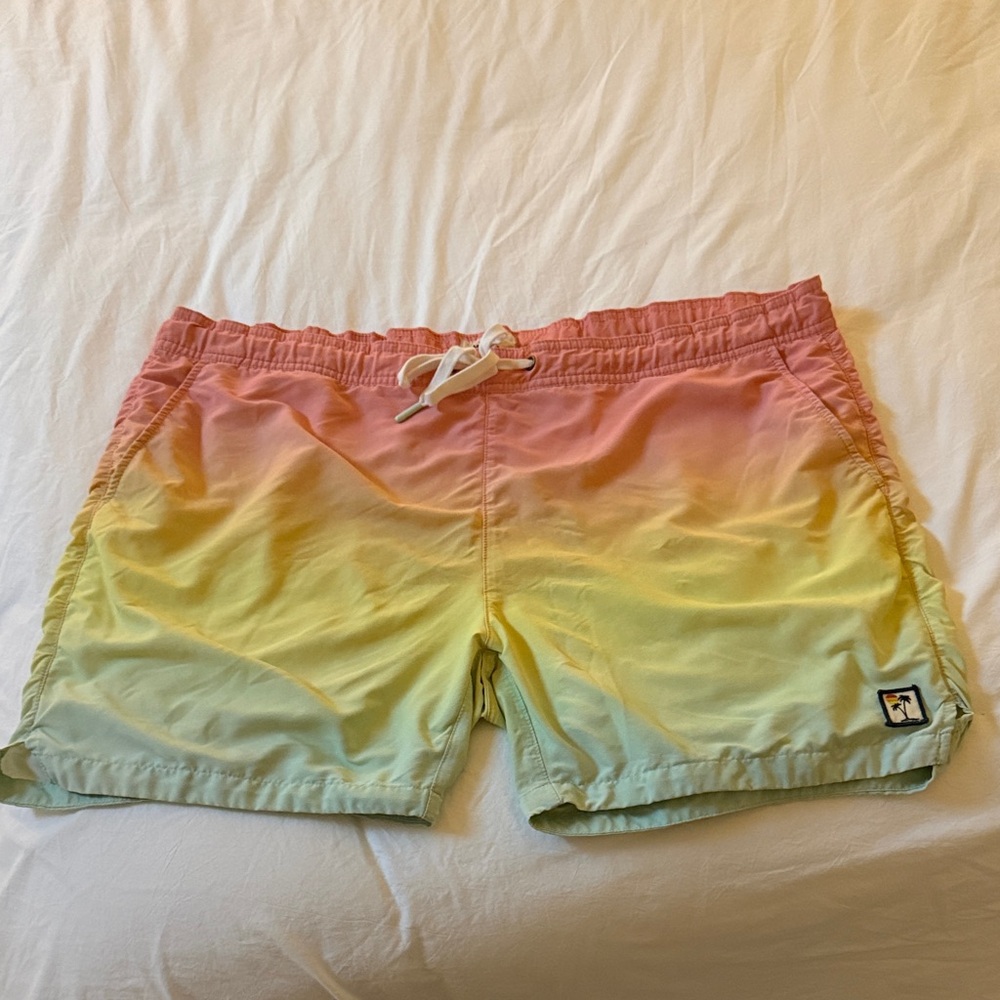 Marine Layer Pink Swim Shorts